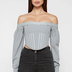Maneire De Voir - Sage Corsette top